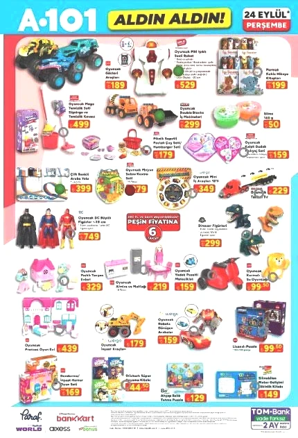 A101 KATALOG BUGÜN SATIŞTA 24 EYLÜL PERŞEMBE: A101 Aldın Aldın bu hafta hangi ürünler indirimde A101 Halı ve Koltuk Yıkama Makinesi, Boyun Masaj Aleti, Kedi ve Köpek Maması...