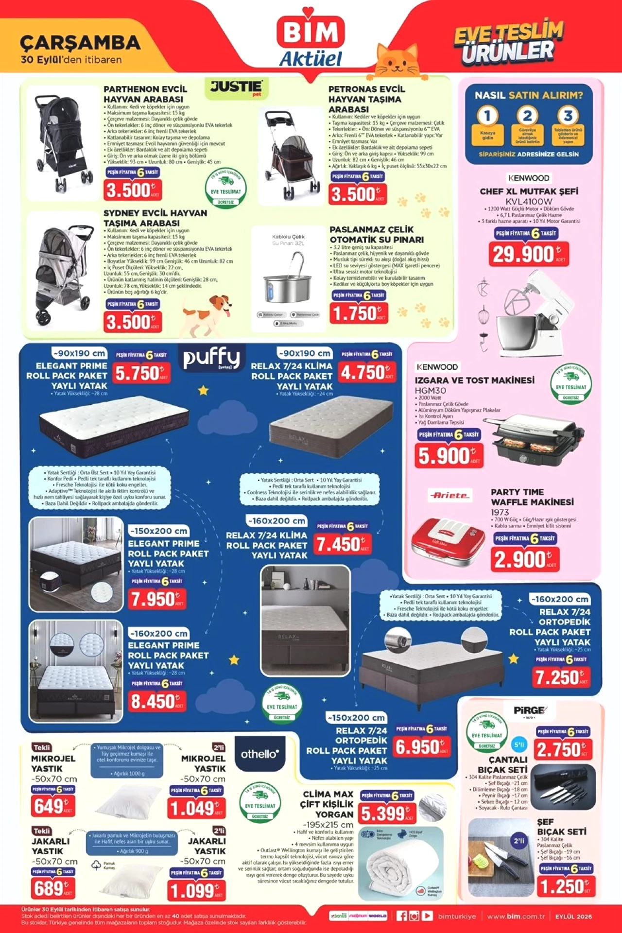 Kış Gelmeden Uyku Konforu Ucuzluyor! BİM'e 30 Eylül'de Yaylı Yatak, Yorgan ve Yastık Geliyor: Fiyatlar 649 TL'den Başlıyor