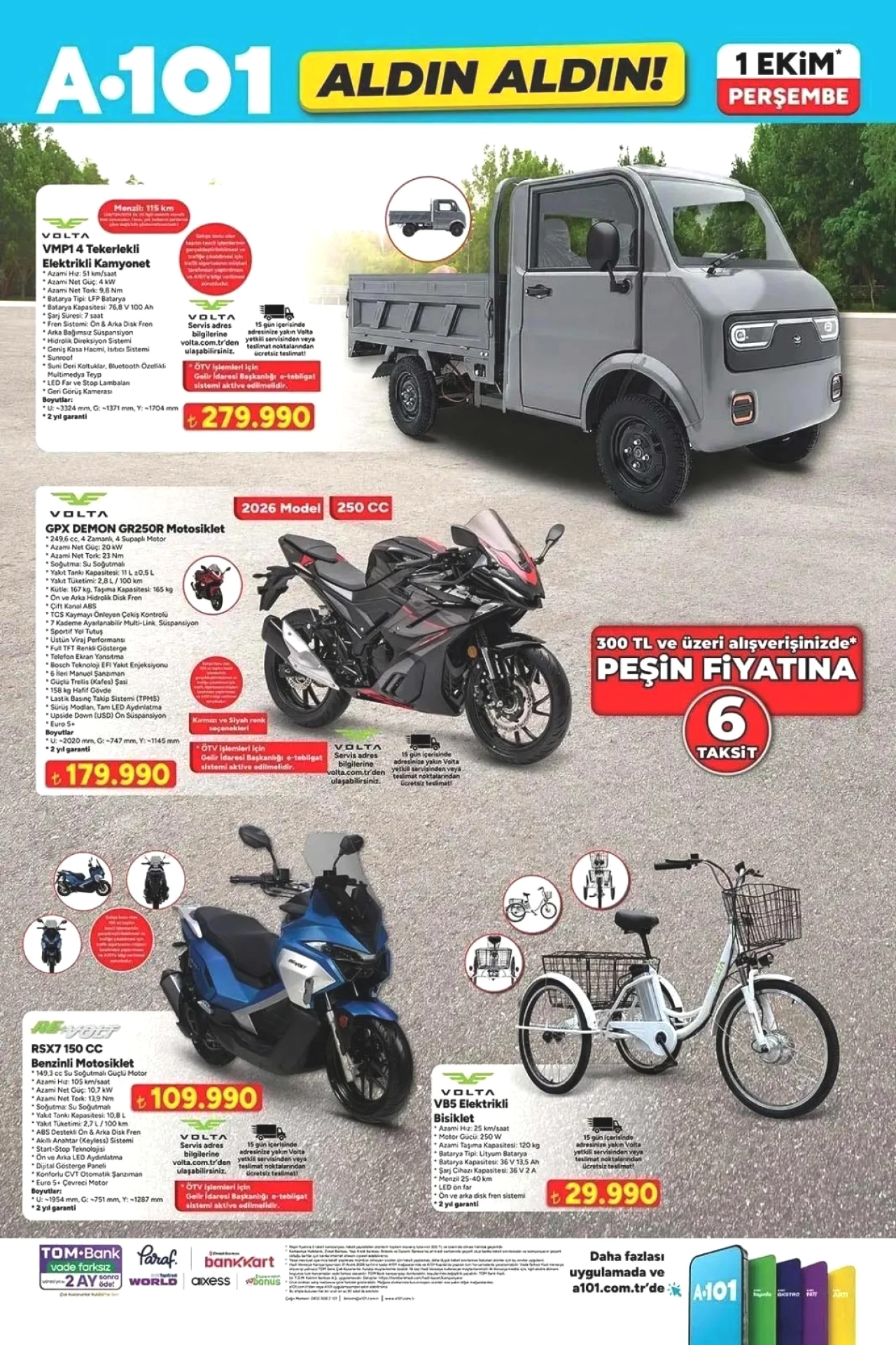 A101'e 1 Ekim'de Elektrikli Kamyonet Geliyor! Pelet Soba 2.999 TL